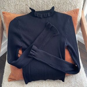 Ruffle Hem Sweater